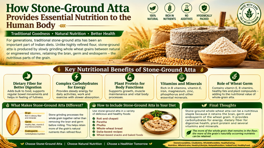 How Stone-Ground Atta Provides Essential Nutrition to the Human Body